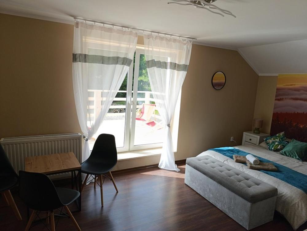 Appartamento Sowi Gosciniec Wellness & Breakfast Sokolec Esterno foto